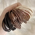 for Hair Style Decoration Leather Band High Elasticity Durable Hair
