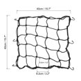 thumbnail image 2 of Unique Bargains Cargo Net, 2 Pack Reflective Motorcycle Luggage Straps, 15.7' x 15.7', Black, 2 of 6