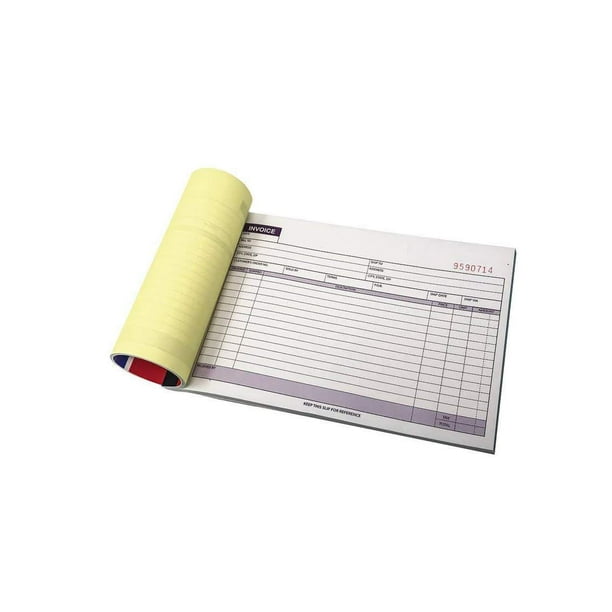 5 Pack Large Sales Order Book Receipt Invoice Duplicate Carbonless 50 
