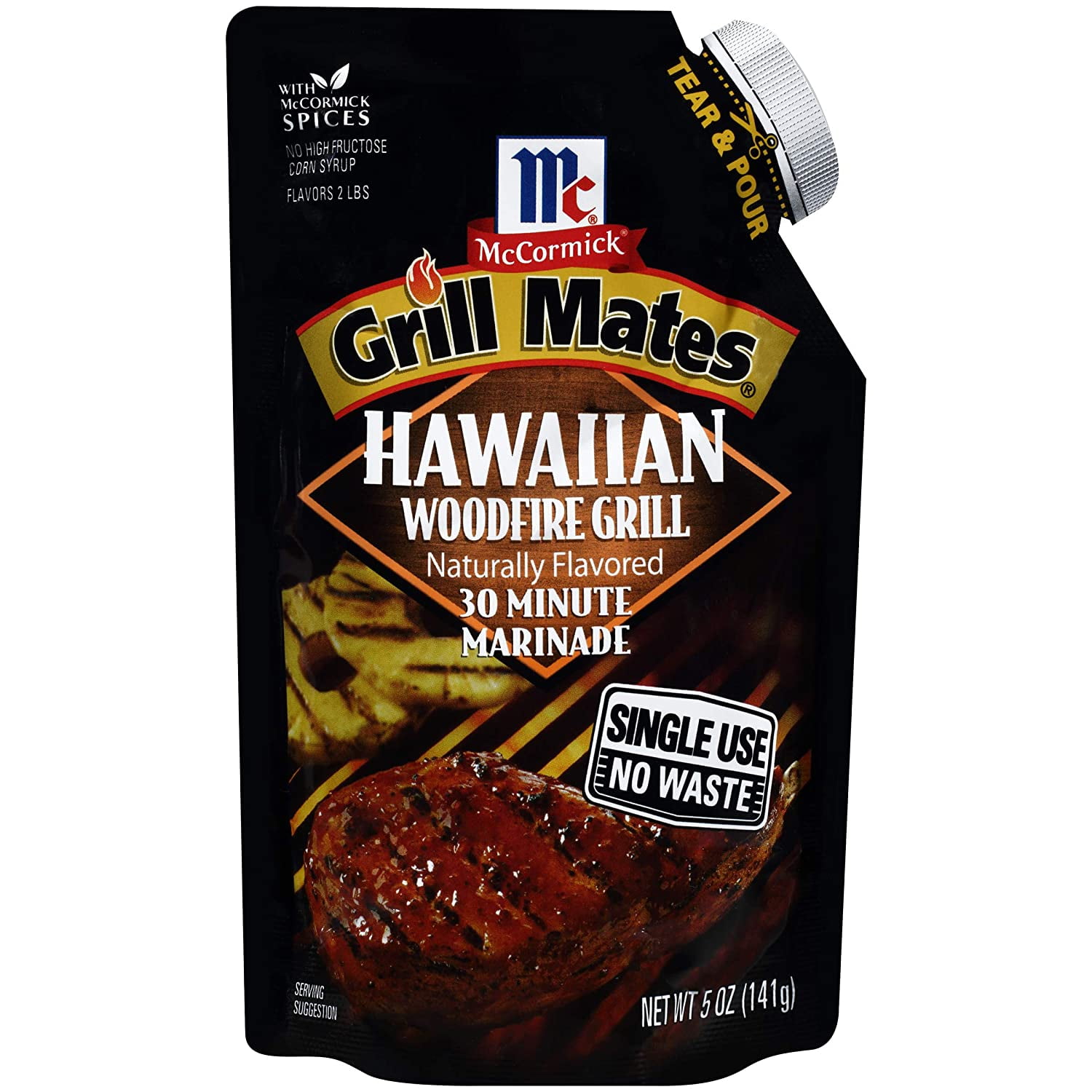 Mccormick Grill Mates Hawaiian Woodfire Grill 30 Minute Marinade, 5 Oz