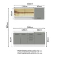 thumbnail image 2 of Cocina Integral Completa Modular Madesa Agata 180cm BG 02, 2 of 4