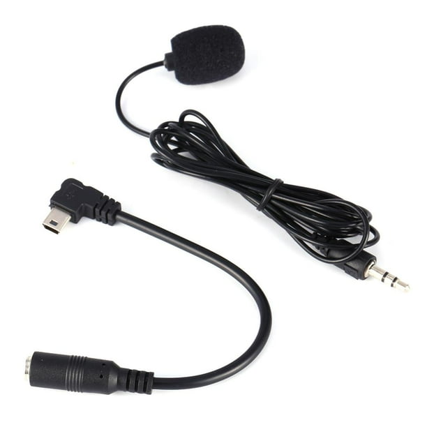 Clip De Micrófono Externo Negro De 3,5 Mm En Micrófono + Cable Adaptador Para Gopro Hero4 3/3+ Monstrate EL010463-00