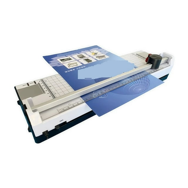 Machine de Découpe pour Plastifieuse, Machine de Laminage Chaud Froid, Deux Rouleaux, Format A4, pour Documents et Photos, Plastifieuse, Chauffage Rapide