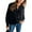 Black, variant on PUWEI Women's Knit Cardigan Open Front Long Sleeve Button Down Sweater Outwear