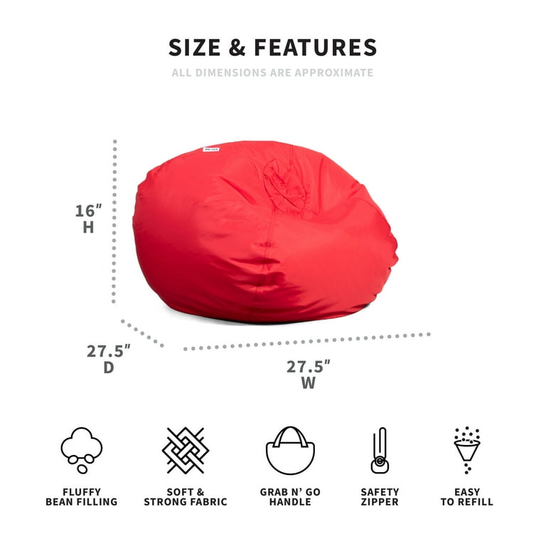 Red big online joe chair