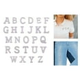 thumbnail image 4 of Parches de Letras de Diamantes de Imitación Sunnimix A-Z Decoración de Ropa, 4 of 6