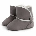 thumbnail image 3 of Cozy Baby Sneakers Winter Boots Insulated High Top Anti- Warm Shoes for Toddlers Comfortable Walking Shoes,Color:Grey,Size:12-18 Months, 3 of 8