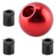thumbnail image 5 of Riwesomey Perilla manual universal para coche, cabezal de cambio de marchas, forma de bola redonda (rojo) Automoción decorativa y accesorios Riwesomey VI003016-00, 5 of 6