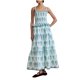 thumbnail image 1 of Vestido de Verano para Mujeres sin Mangas Dulce Fresco Floral Impreso Casual Cuello en V, Poliéster Ligero para Uso Diario Y de Fiesta, 1 of 1