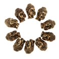 thumbnail image 1 of 2x 10 Pedazos de Collar Adornos en apariencia de Buddha Accesori de Fabricacion Sunnimix Cuentas sueltas de la cabeza de Buda, 1 of 8