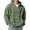 M10-Army Green, variant on Rhuody Sweatshirt For Mens Crewneck Solid Color Long Sleeve Sweatshirts Half Zip Sweatshirt With Pocket 2Xl Orange