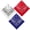 3PCS, variant on Red White and Blue Bandanas Bulk, Patriotic Paisley Bandana Pack, Red White Blue Bandana Set for Independence Day, Parade, Party, Cowboy Scarf, Headband, Neck Wrap Accessories