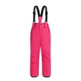 thumbnail image 2 of AWZXDE Casual Thickened Warm Kids Winter Clothes For Boys And Girls Pants Overalls Snow Pants Red，160, 2 of 3