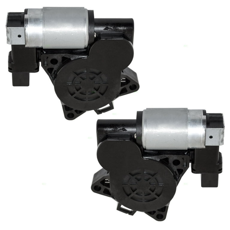 Brock Replacement Pair Set Front Power Window Lift Regulator Motors  Compatible with GJ6A-59-58XF G22C-58-58XF
