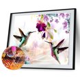 thumbnail image 4 of Cuadros Decorativos 5D bricolaje ronda completa taladro diamante pintura pájaros flores arte bordado kits Wdftyju  embutido en tela, 4 of 8