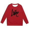 thumbnail image 3 of Wangkekeji Printed Crew Neck Long Sleeved Hoodie For Girls plus Size Girls Clothes, 3 of 3