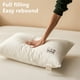 thumbnail image 5 of Almohada ergonómica de soporte cervical para aliviar el dolor de cuello | Almohada de espuma viscoelástica contorneada para dormir de lado, boca arriba y boca abajo | Funda de punto transpirable |, 5 of 6