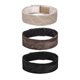 thumbnail image 1 of 3 diademas ajustables autoadhesivas para mujer, con cinta para la cabeza, para sujetar pelucas, bufandas y pelucas (negro, marrón y beige, 1 de cada color), 1 of 8