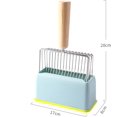 thumbnail image 2 of QPENWEI 1 pièce gris Pelle à litière pour chat - Outil de nettoyage en plastique de qualité supérieure - Durable et facile à nettoyer, 2 of 4