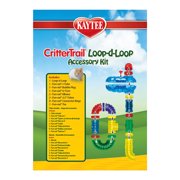 Kaytee Critter-Trail Fun-nel Loop-D-Loop Accessory Kit Small Animal Habitat Tubes