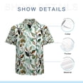 thumbnail image 7 of High Quality Hawaiian Shirts for Men Short Sleeve Aloha Beach Shirt Floral Summer Casual Button Down Shirts Blouses 6QKJ52, 7 of 7