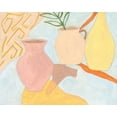 thumbnail image 2 of Wang, Melissa 32x26 White Modern Wood Framed Museum Art Print Titled - Puzzles I, 2 of 4