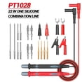 thumbnail image 4 of ANENG 22-in-1 Multimeter Test Set 1000V Professional Silicone Insulated Test Probes with Alligator Clips Banana Plugs Tips Point Extended Test Leads, 4 of 7