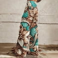thumbnail image 6 of kaondbfi Women's Style Wide Leg Pants Women's Casual Pants Printed Pants Summer Casual Pants for Women, 6 of 9