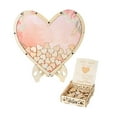 thumbnail image 4 of Wedding Guest Book Drop Box Rustic Decor for Anniversary Top Guest Book Funeral Pink Heart, 4 of 9