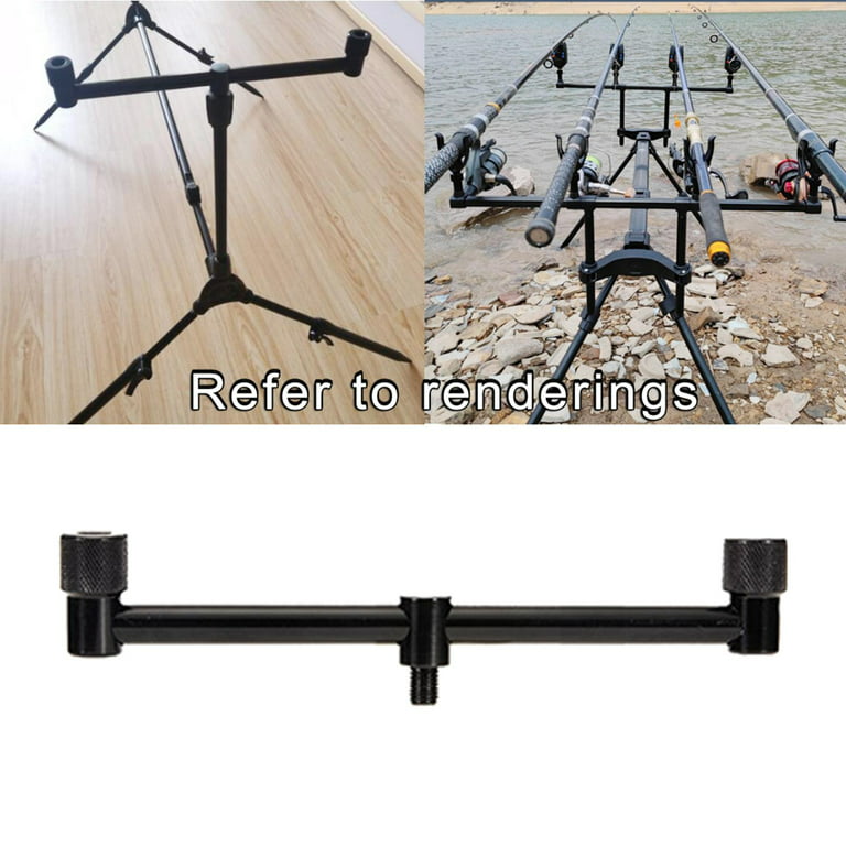 Fishing Rod Pod, Bank Sticks, Rod Rests, Rests Bars Equipment Accessories Gear - 2 Rod 25cm, Men's, Size: Small