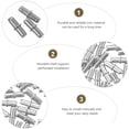 thumbnail image 3 of MasteelfCA 50 Pcs Supports de Cloison pour Chevilles de Garde-Robe, 3 of 8