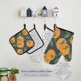 thumbnail image 6 of Dreamtimes Lemon Orange Apron Home Kitchen Cooking,Kitchen Accessories Set,5 Set -Apron Oven Mitt Glove and Pot Holder Kitchen Linen Sets, 6 of 6