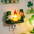 thumbnail image 5 of St Patrick Night Light Plug into Wall, Acrylic Irish St Patrick Day Night Light Decorative for Bedroom, Bathroom, Living Room and Hallway, Holiday Lamp by C7 LED Bulb (Gnome), 5 of 9