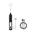 thumbnail image 1 of Monstrate Espumador de leche batidor de huevos eléctrico batidor de 3 velocidades batidor de mano USB recargable accesorios para el hogar Electrodomésticos Negro Monstrate HA082920-02B, 1 of 6