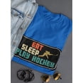 thumbnail image 3 of Eat Sleep Play Sports Women Royal Blue T-Shirt, Female Large, 3 of 4