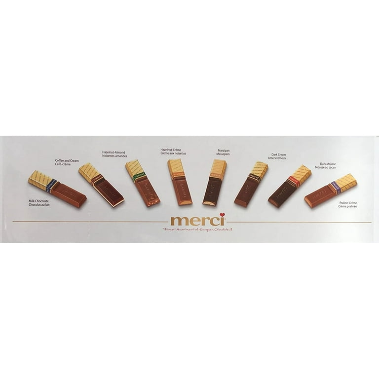 Merci European Chocolate Assortment, 675g / 23.8oz, 54 pieces
