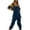 23#Navy, variant on Women's Overalls Loose Fit Comfy Winter Jumpsuit Cozy Soft Sherpa Lined Adjustable Straps Fuzzy Overalls with Pocket Navy L