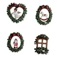 thumbnail image 3 of 4 adornos colgantes navideños 2D de acrílico para coche con cordón, adorno decorativo para interiores de ., 3 of 9