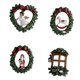 thumbnail image 3 of 4 adornos colgantes navideños 2D de acrílico para coche con cordón, adorno decorativo para interiores de ., 3 of 9