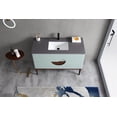 thumbnail image 4 of Burano 48" Aloe Green Freestanding Single Bathroom Vanity Set, 4 of 9