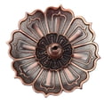 thumbnail image 3 of Copper Censer Plate Incense Tray Lotus Flower Modeling Incense Burner Holder, 3 of 14