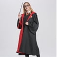 thumbnail image 3 of Conjunto de disfraz de Hermione para hombre y mujer, Jersey de manga larga con cuello en V, uniforme, abrigo, 3 of 4