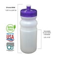 thumbnail image 3 of Rolling Sands 20 oz Reusable Water Bottles 24 Pk, USA Made, BPA-Free, Dishwasher Safe, 3 of 9