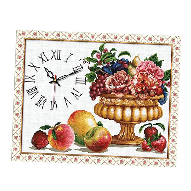 y reloj preimpresos - de estampado 11 paño 59x47cm para principiantes, adultos, niños Zulema Kits de punto de cruz estampado