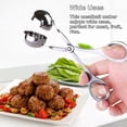 thumbnail image 3 of Bearachild Máquina para hacer albóndigas de acero inoxidable, aparato de cocina profesional para el hogar, dispositivo Manual para hacer bolas, Clip para Cocina y Comedor S Bearachild HA064141-01, 3 of 6