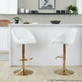 thumbnail image 5 of LumiSource Matisse Highback Adjustable Barstool - Set of 2, 5 of 10