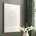 thumbnail image 5 of Matisse CDXXIV in Pink Solid Wood Framed Print No Nail Hanging, 5 of 6