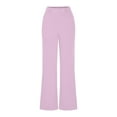 thumbnail image 6 of Diufon Women's Work Pants High Waisted Wide Leg Formal Business Suit Pants Casual Office Trousers with Pockets, 6 of 6