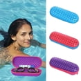 thumbnail image 6 of Swimming Equipment Sunglasses Bag Glasses Holder EVA Breathable Soft Sunglasses Organizer Protective Cover Reading Eyewear Case Myopia Glasses Case Glasses Box Swimming Goggles Storage Box PINK, 6 of 8