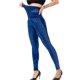 thumbnail image 4 of ICHUANYI Clearance Fashion Women Print Casual High Waist Imitation Leggings Elastic Slim Hip Ninth Pants(Blue, XL) ICHUANYI WER2023081108242, 4 of 9